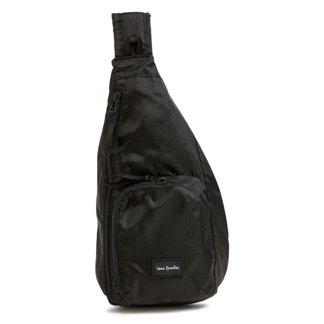 Vera Bradley Mini Sling Backpack- Black