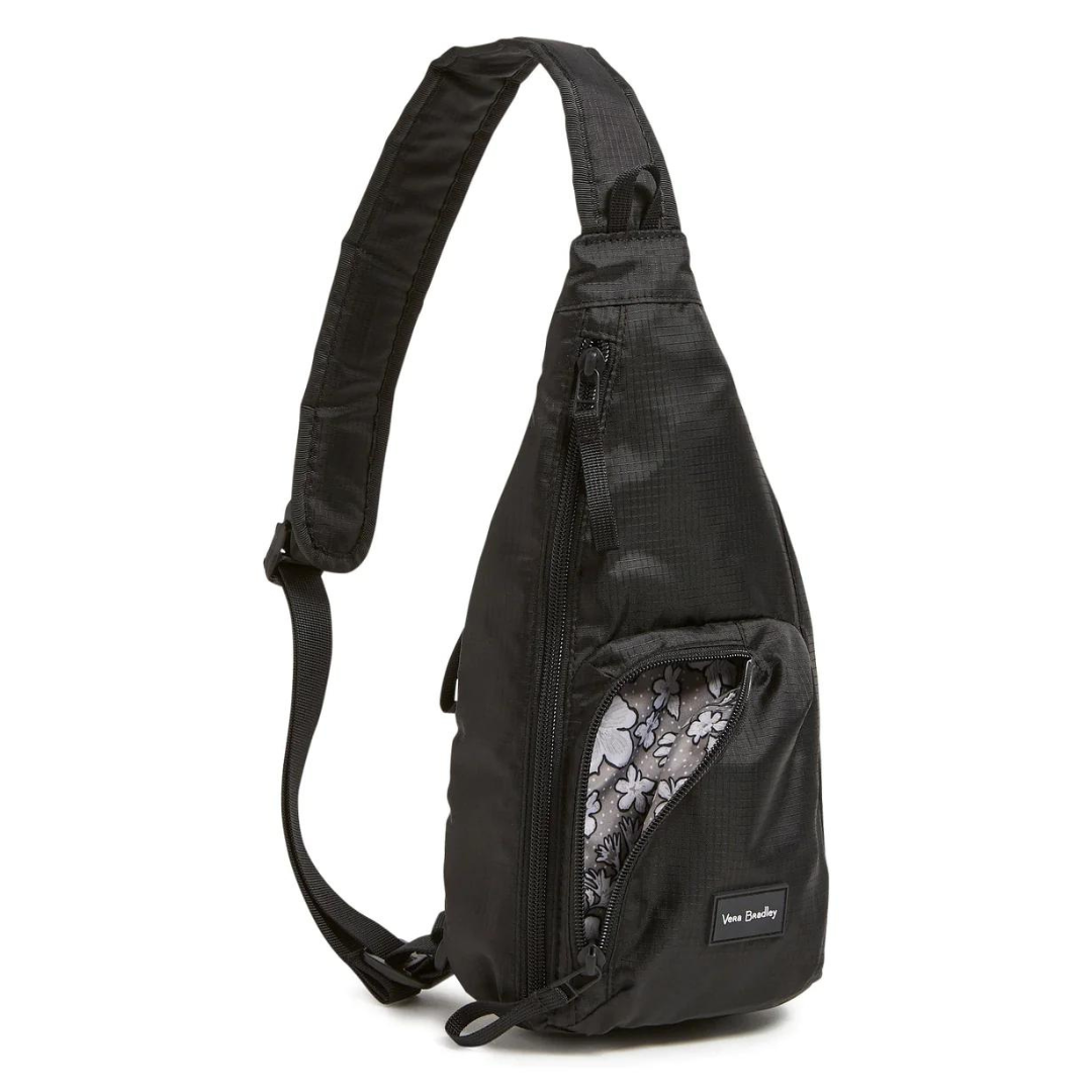 Vera Bradley Mini Sling Backpack- Black