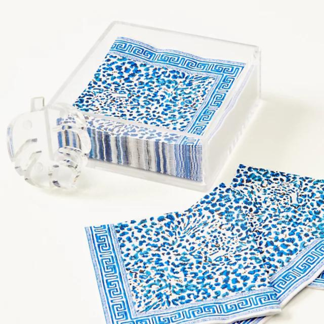 Lilly Pulitzer Cocktail Napkins with Holder
