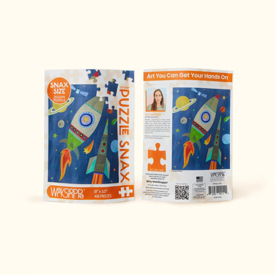 Werkshoppe Kid's Puzzle Snax - Outer Space