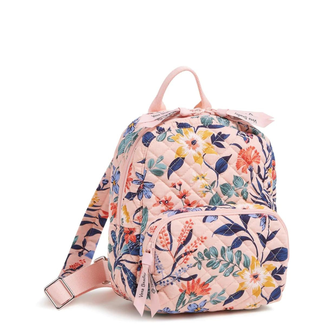 Vera Bradley Mini Backpack- Paradise Coral