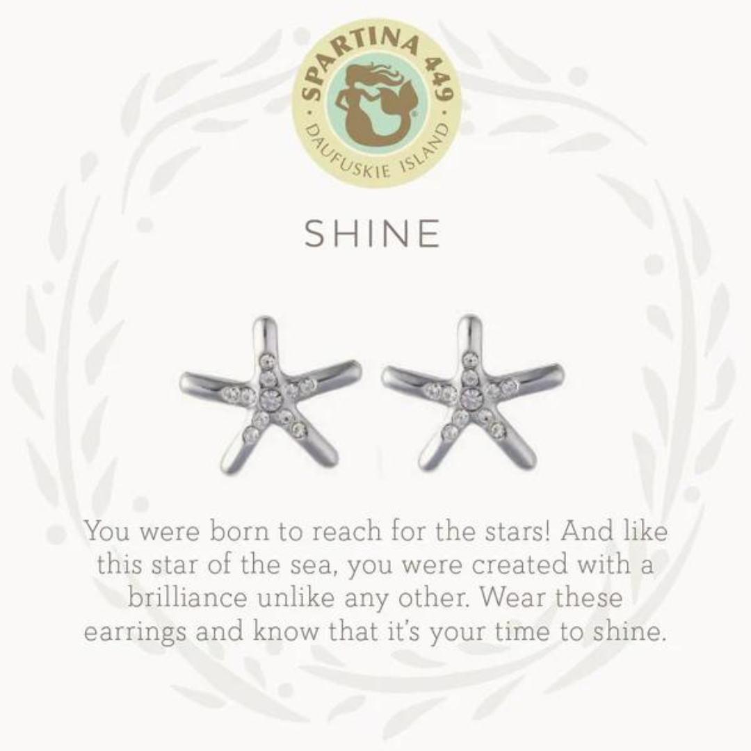 Spartina Sea La Vie Starfish Shine Earrings