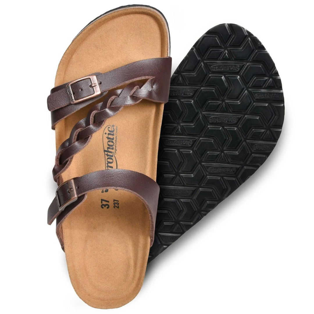 Aerothotic Viking Strappy Sandals - Brown