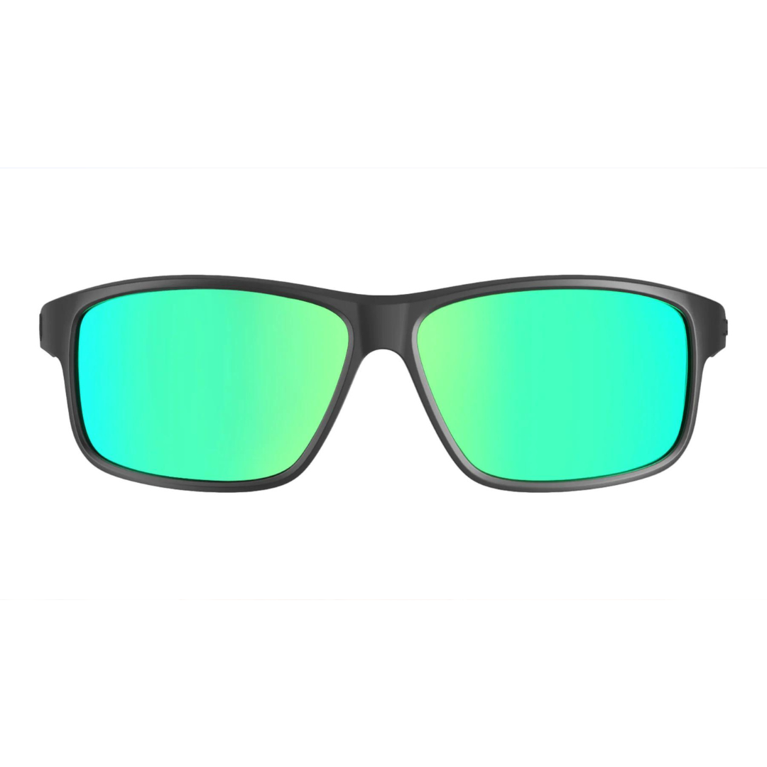 Rheos Nautical Eyewear: Eddies Sunglasses - Gunmetal/Emerald
