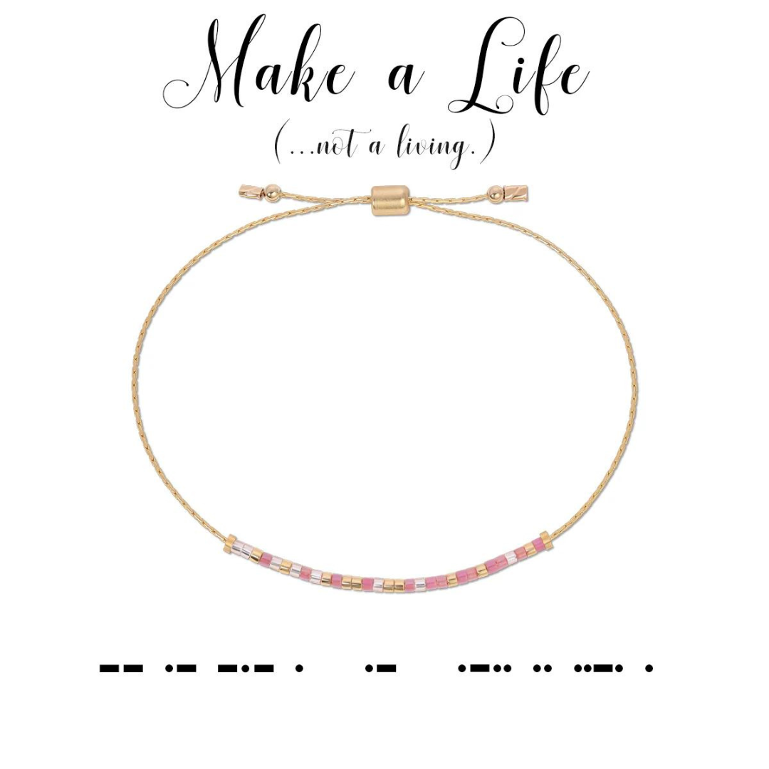 Dot & Dash Morse Code Bracelet - Make a Life