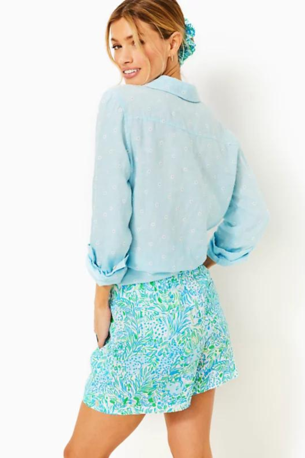 Lilly Pulitzer Lilo Linen Shorts - Dandy Lions