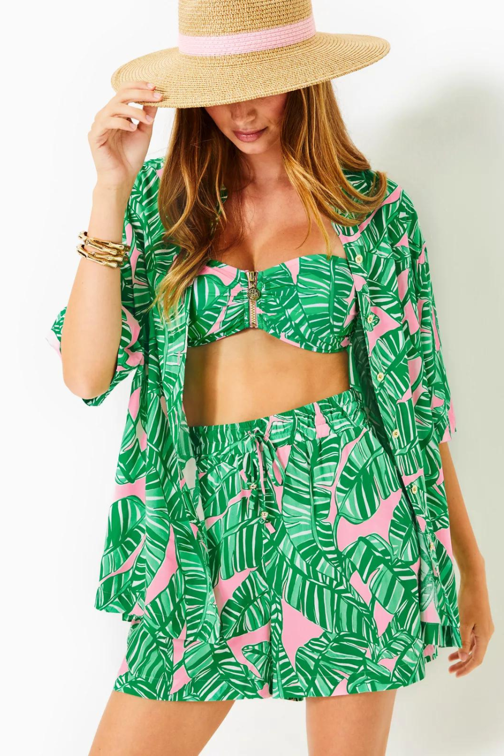 Lilly Pulitzer Riv Shorts Cover Up - Let's Go Bananas
