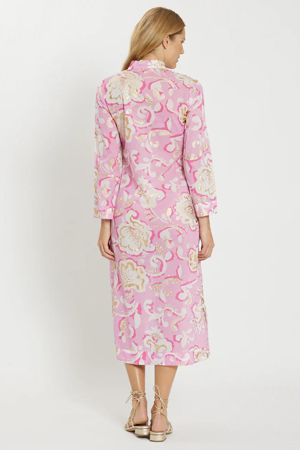 Jude Connally Lyra Long Sleeve Dress - Grand Floral Pink