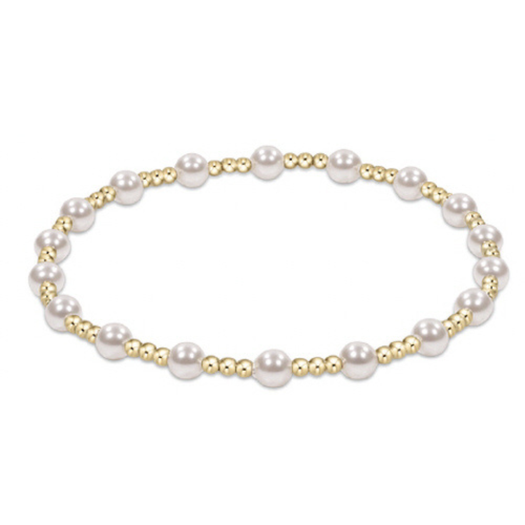 Enewton Extends Gold Classic Sincerity Pearl Bracelet  - 4mm
