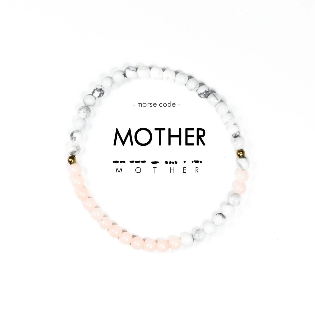Ethic Goods Morse Code Bracelet Set - Mother & Mini Daughter