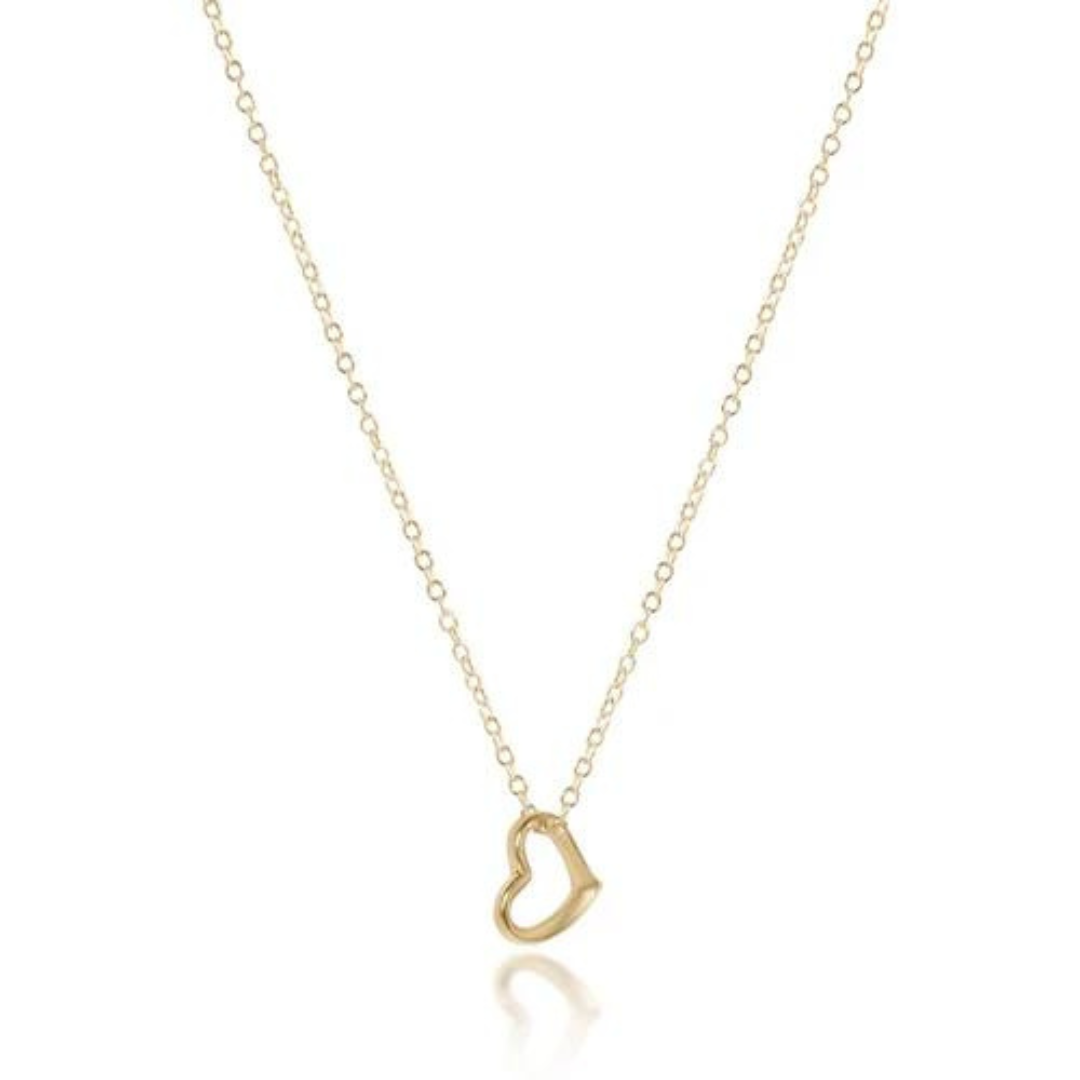 Enewton Classic Gold Small Love Charm Necklace