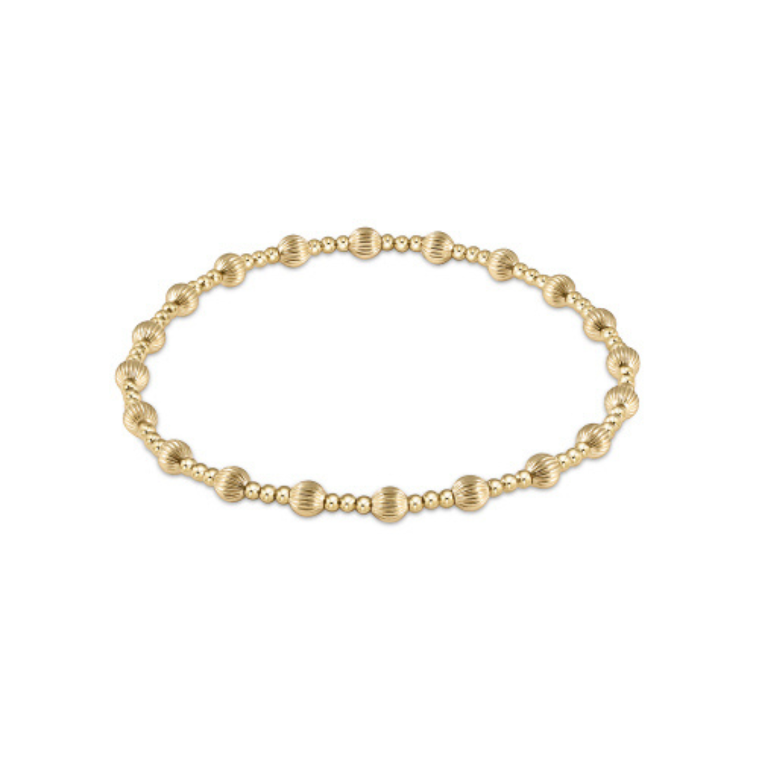 Enewton Gold Dignity Sincerity Pattern Bracelet