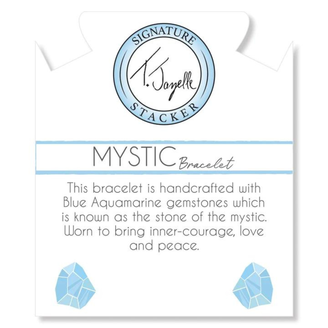 T. Jazelle Mystic Bead Bracelet - Blue Aquamarine