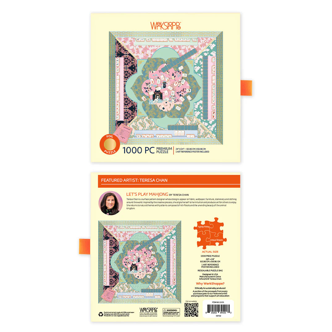 WerkShoppe Let's Play Mahjong- Jigsaw Puzzle