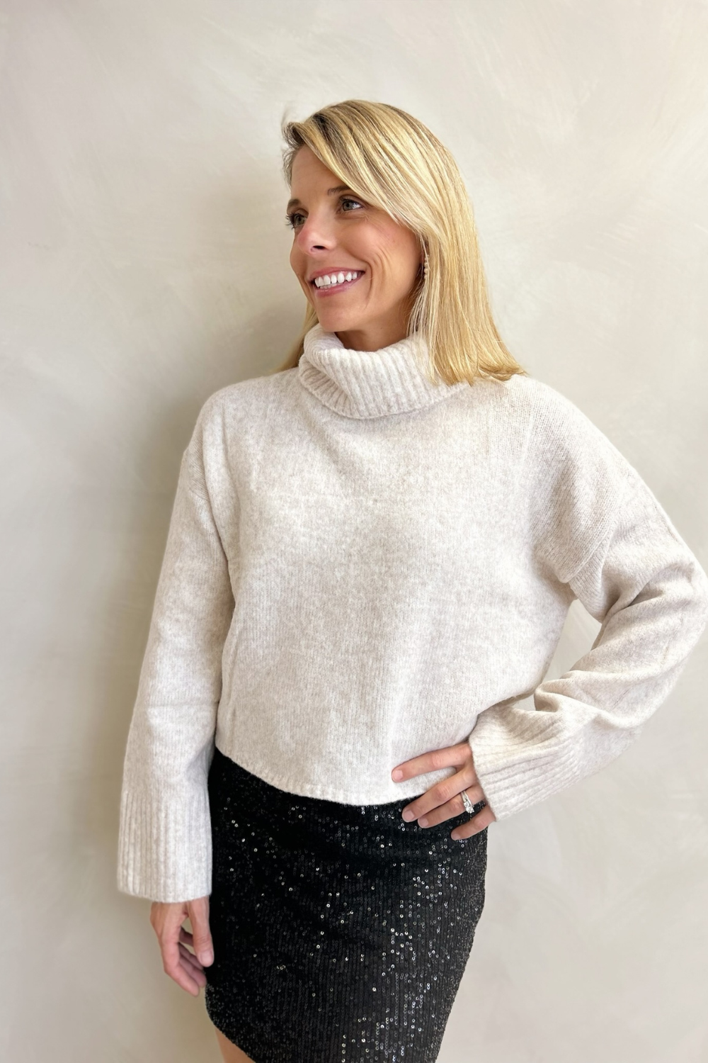 Z Supply Ursa Sweater Top - Light Oatmeal