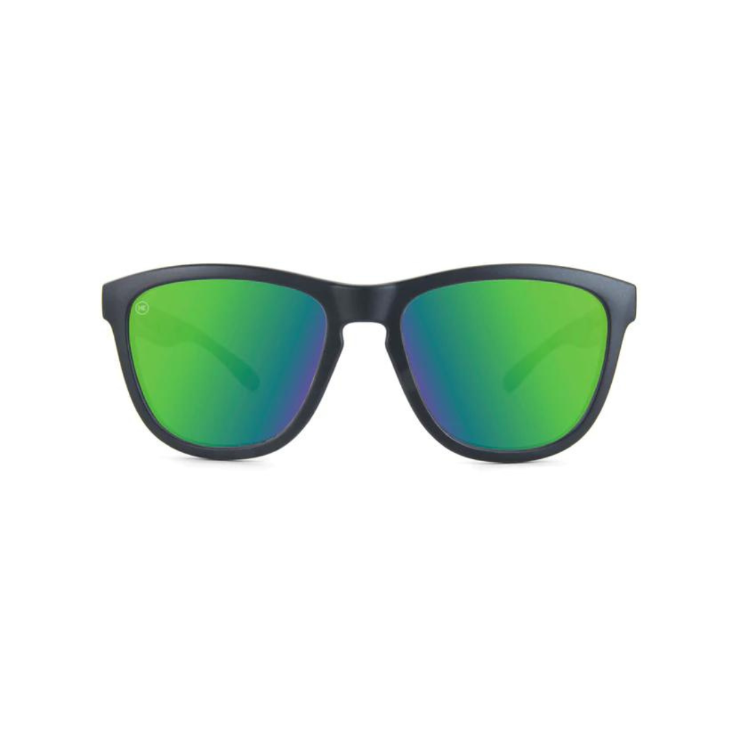 Knockaround Kids Premiums Sunglasses - Black/Green Moonshine