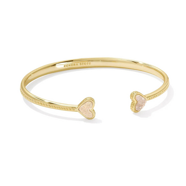 Kendra Scott Framed Ari Heart Cuff Bracelet - Gold - The Cottage