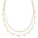 Kendra Scott Eve Multi Strand Neckalce - Gold - The Cottage