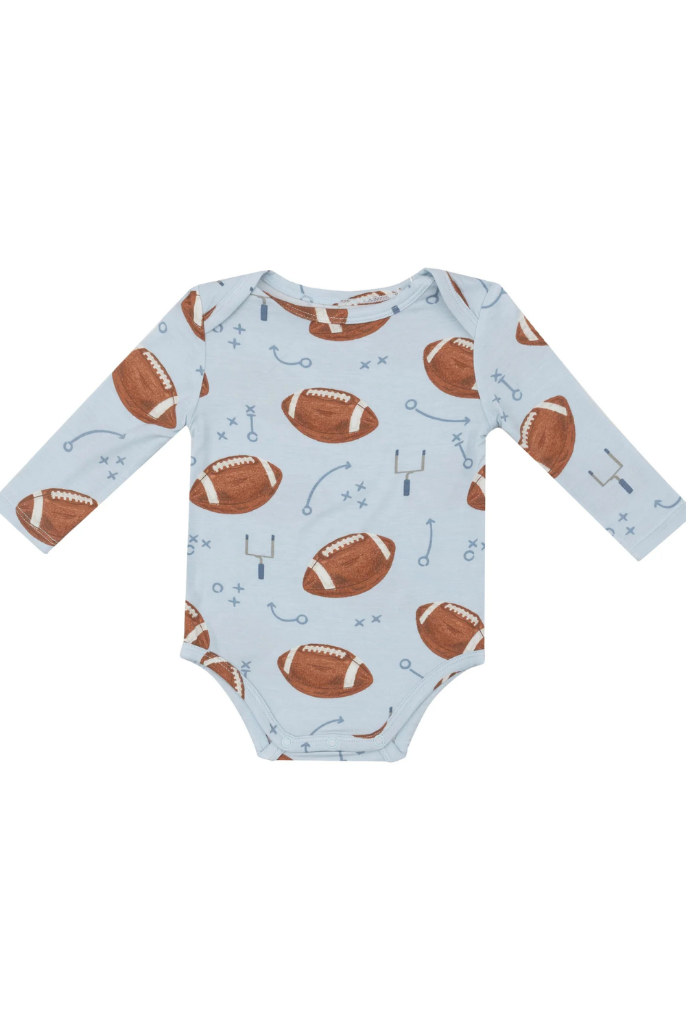 Angel Dear Footballs Blue Bodysuit