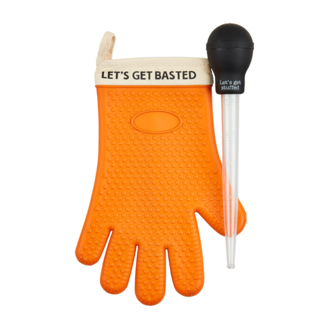 Mud Pie Turkey Baster & Glove Set