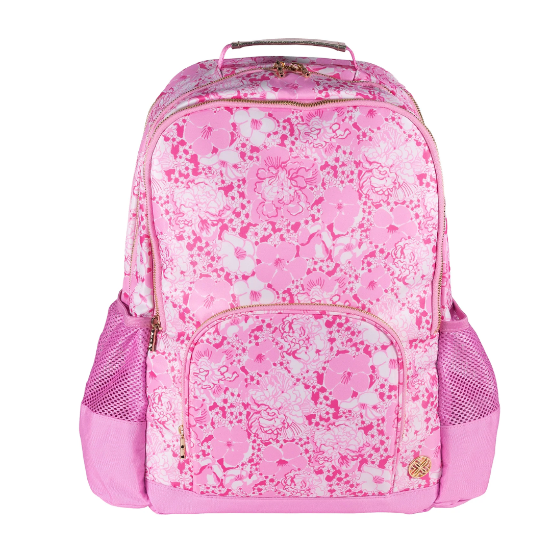 Lilly Pulitzer Backpack- Conch Shell Pink Burst of Joy