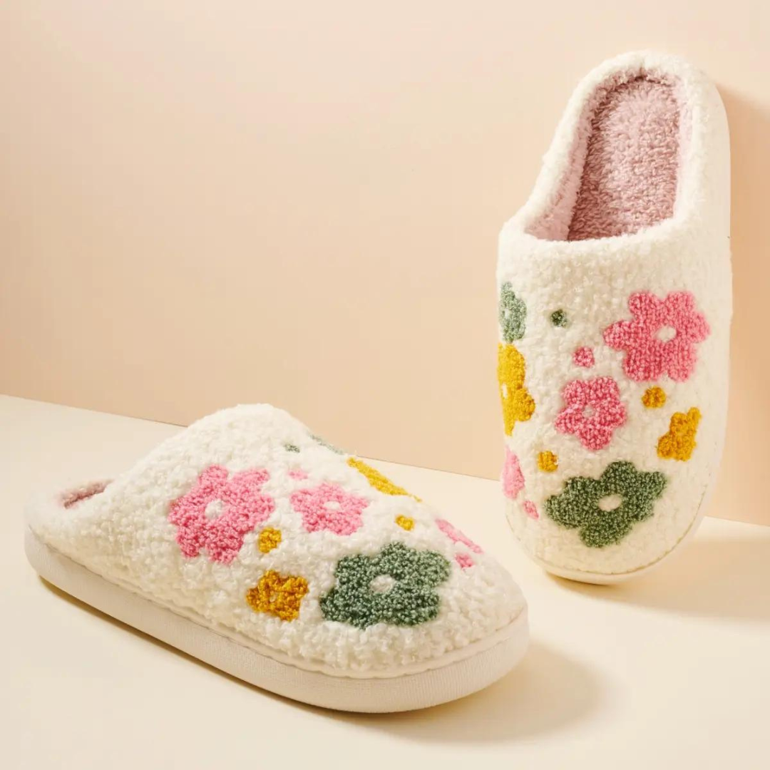 Lilla Haven Multi Floral Home Slippers