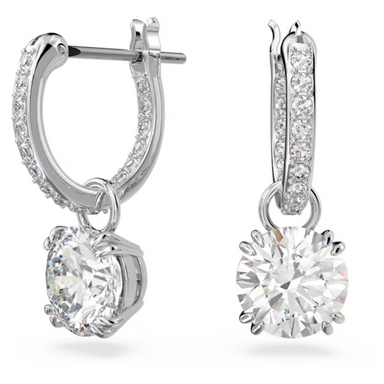 Swarovski Constella Drop Earrings - Silver - The Cottage