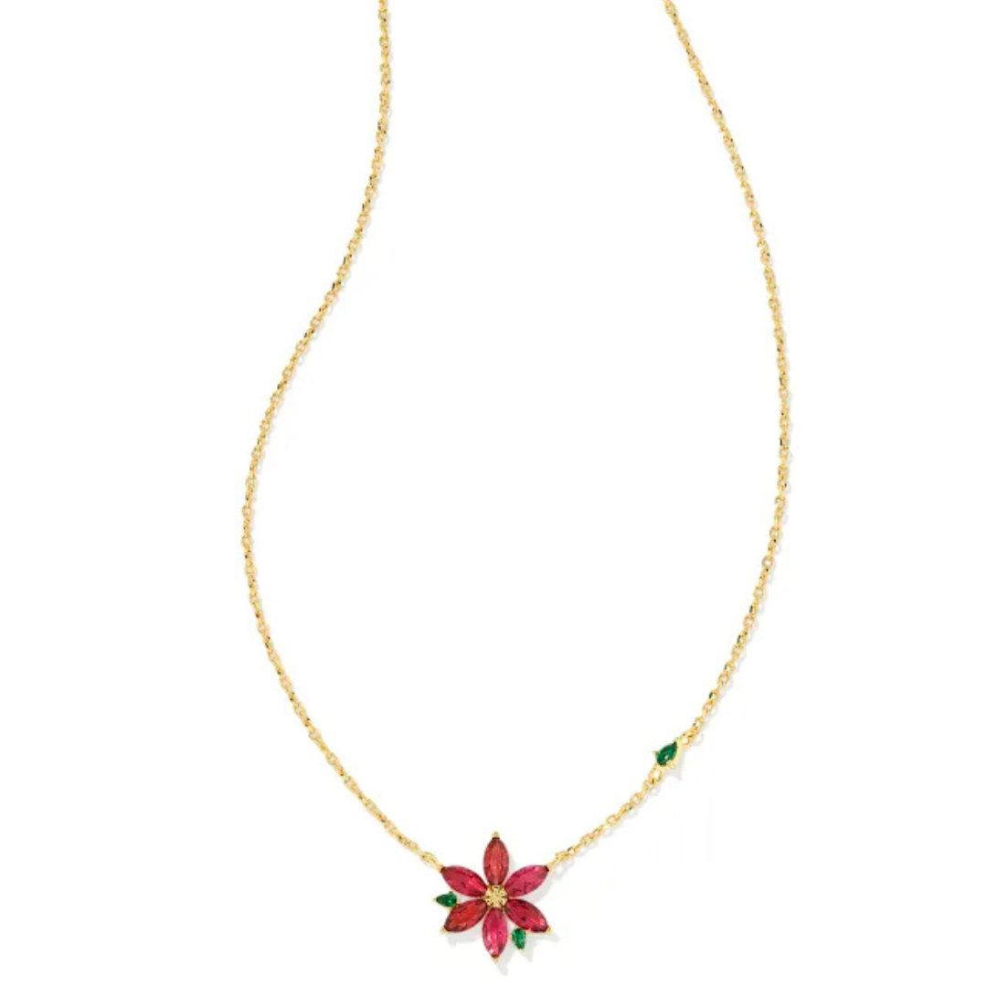 Kendra Scott Poinsettia Short Pendant Necklace