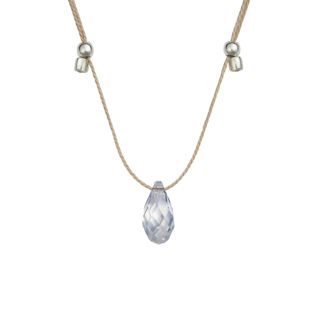 &Livy Blue Shade Hyevibe Crystal Necklace