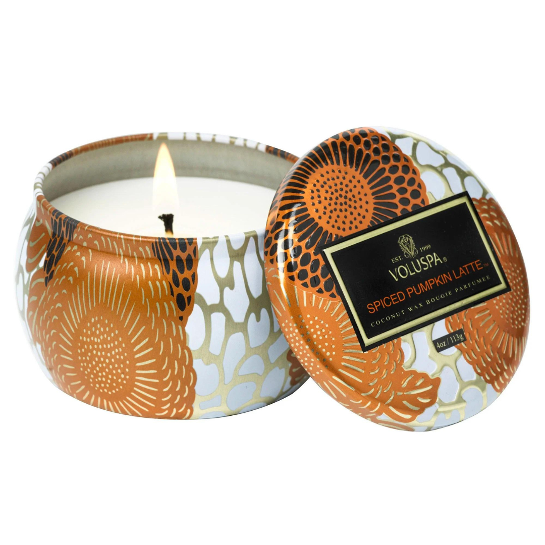 Voluspa Mini Tin Candle - Spiced Pumpkin