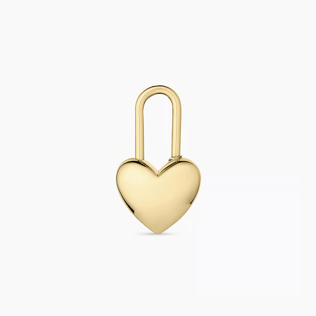 Gorjana Heart Padlock Charm