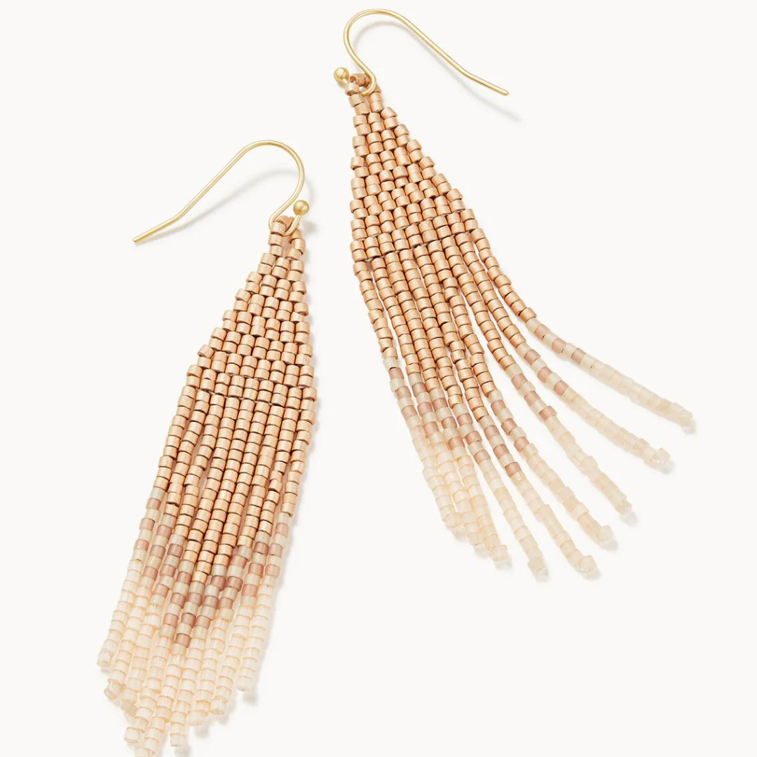 Spartina Bitty Bead Earrings- Golden Blush