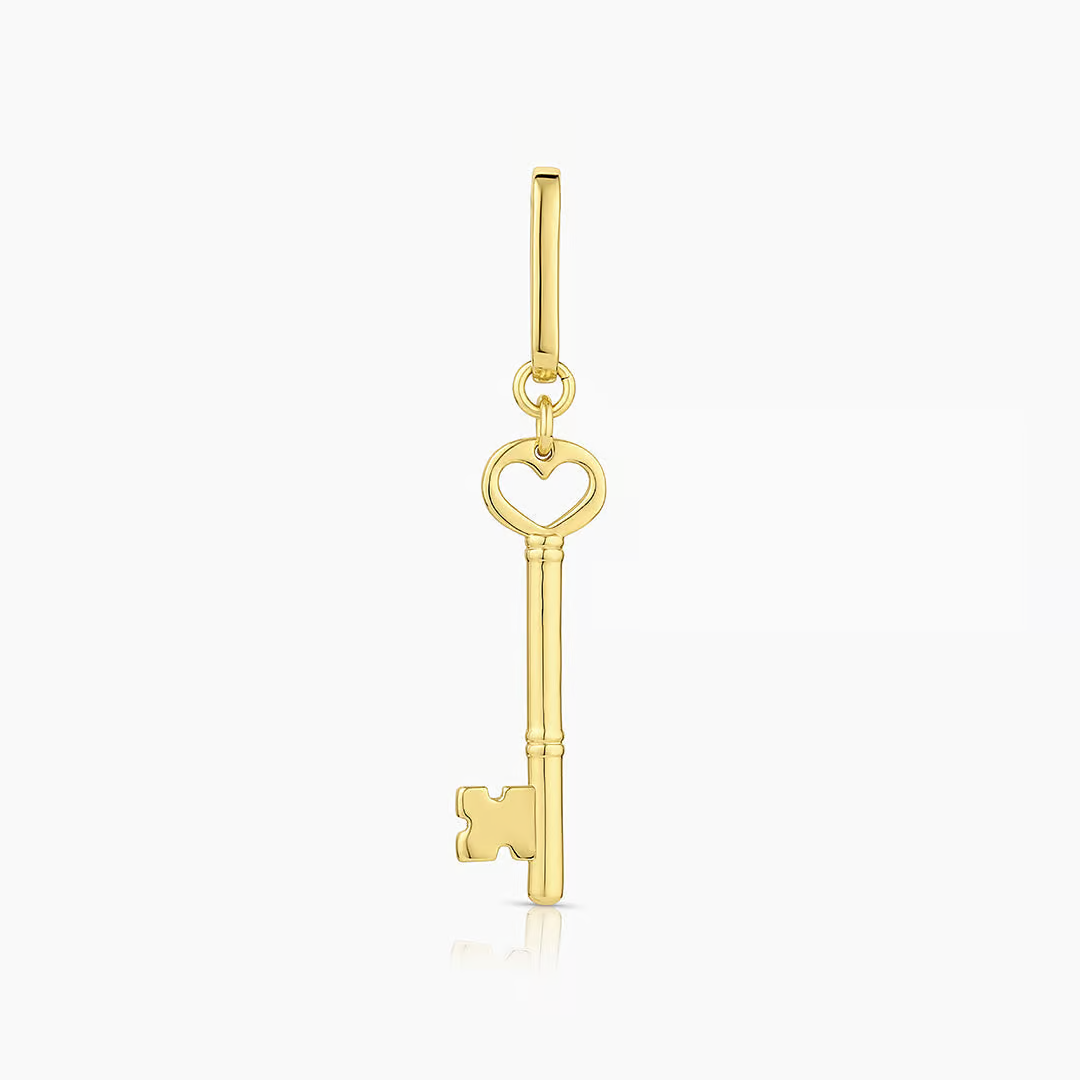 Gorjana Heart Key Statement Charm