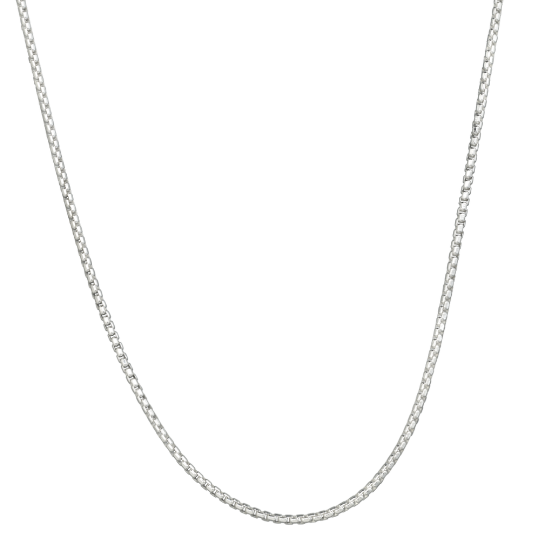 Lola Small Rounded Box Chain - 16"