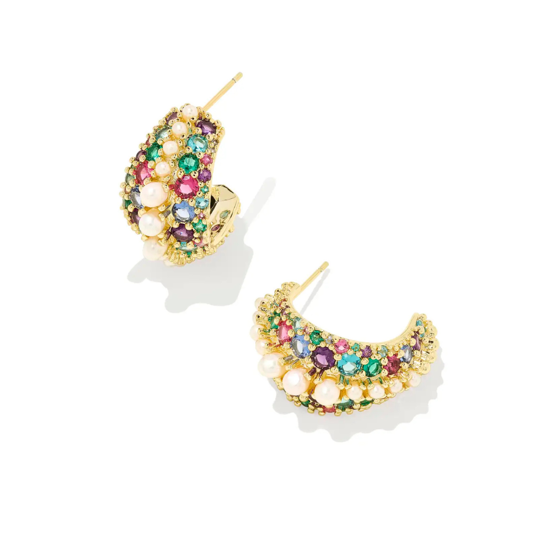 Kendra Scott Krista Hoop Earrings - Gold