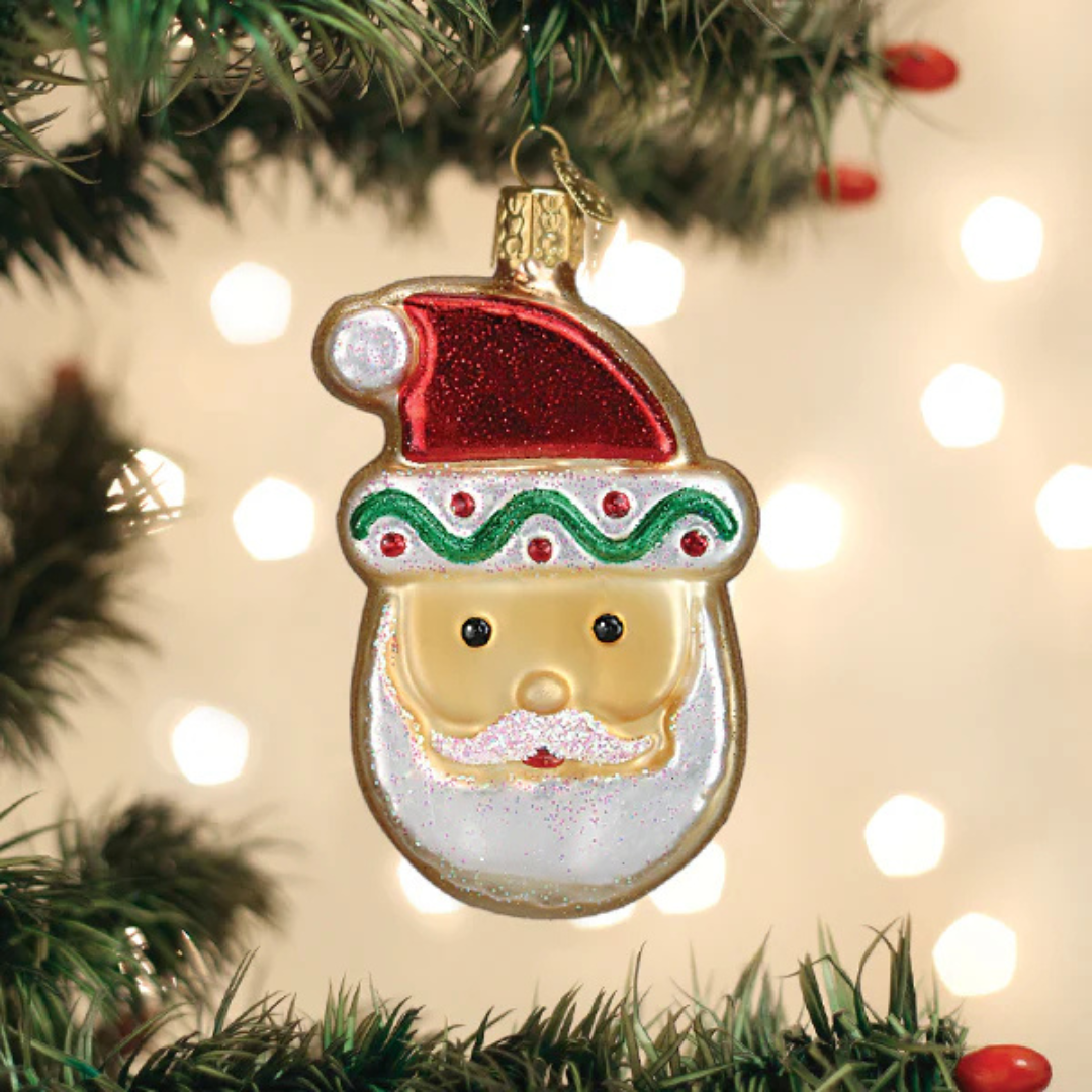 Old World Christmas Santa Sugar Cookie Ornament