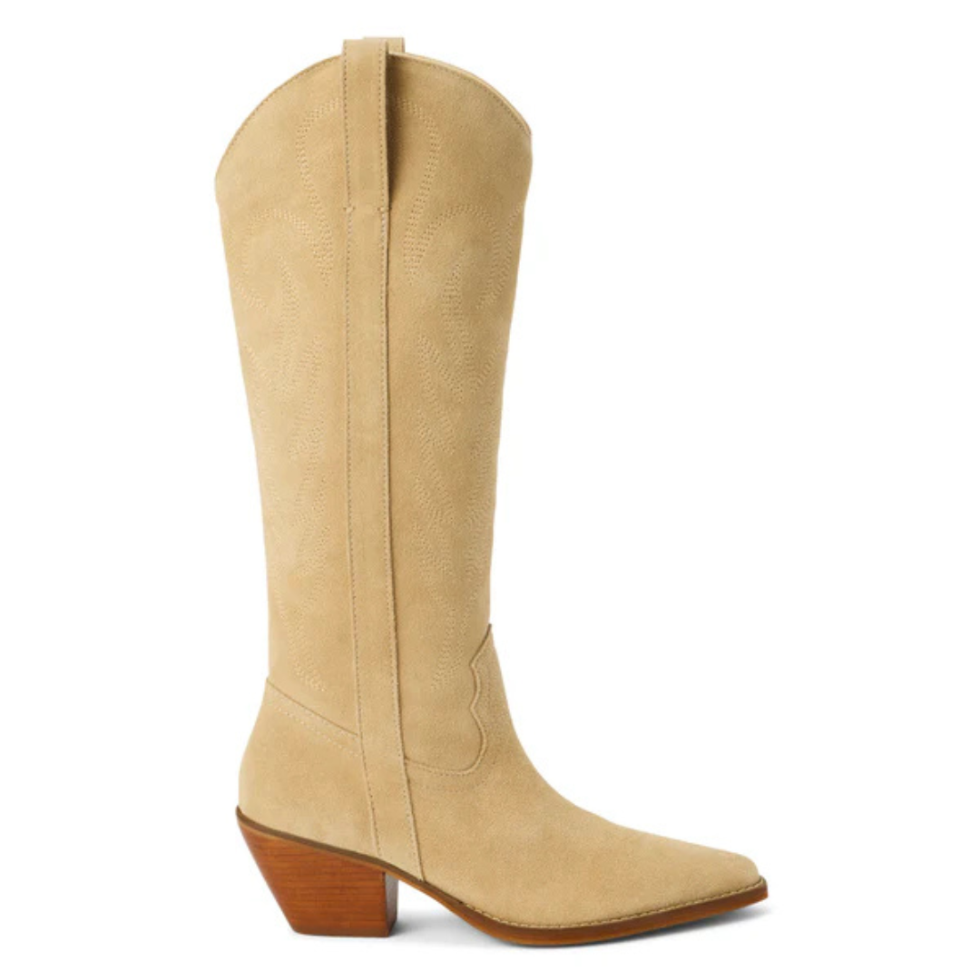 Matisse Agency Cowboy Boot - Cream