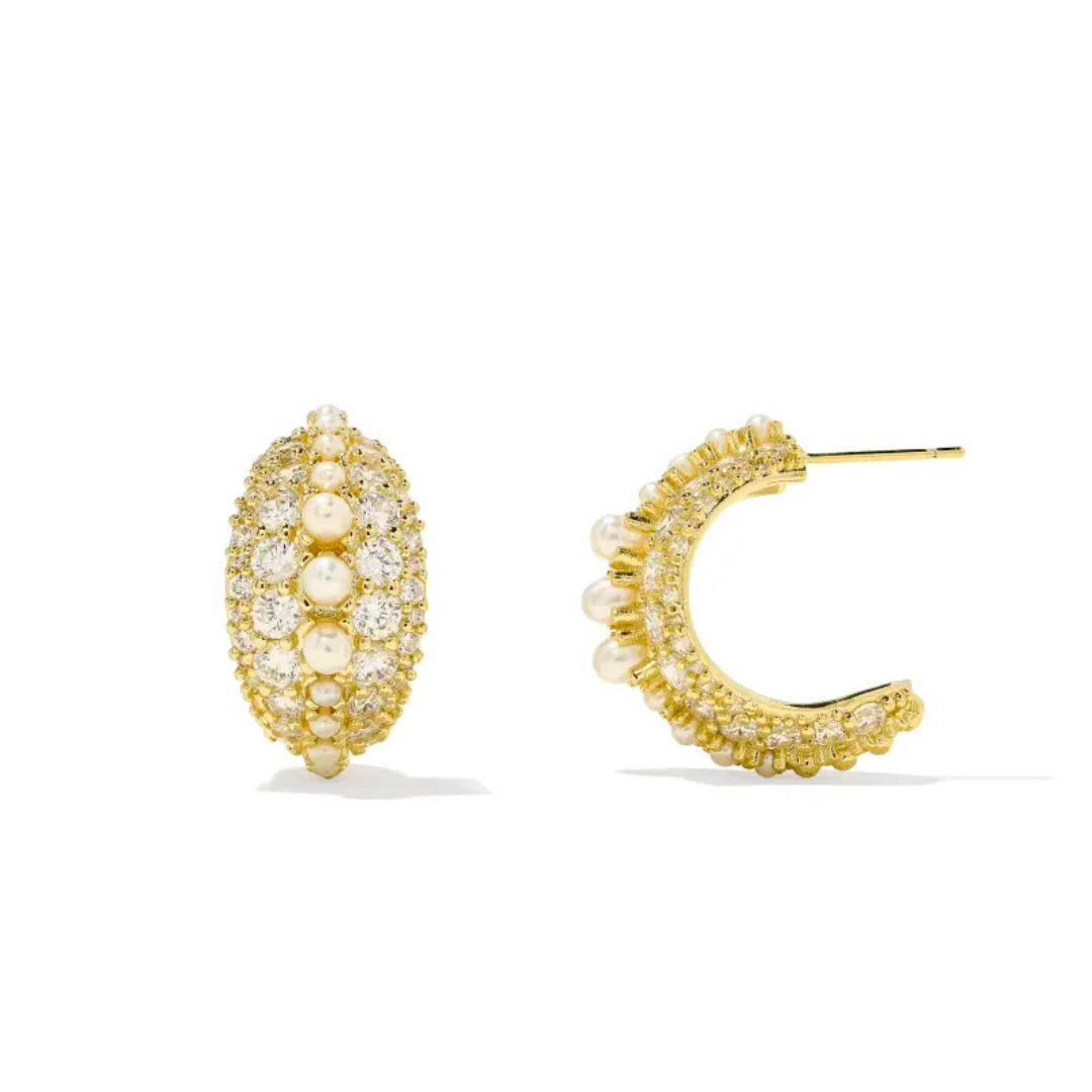 Kendra Scott Krista Hoop Earrings - Gold