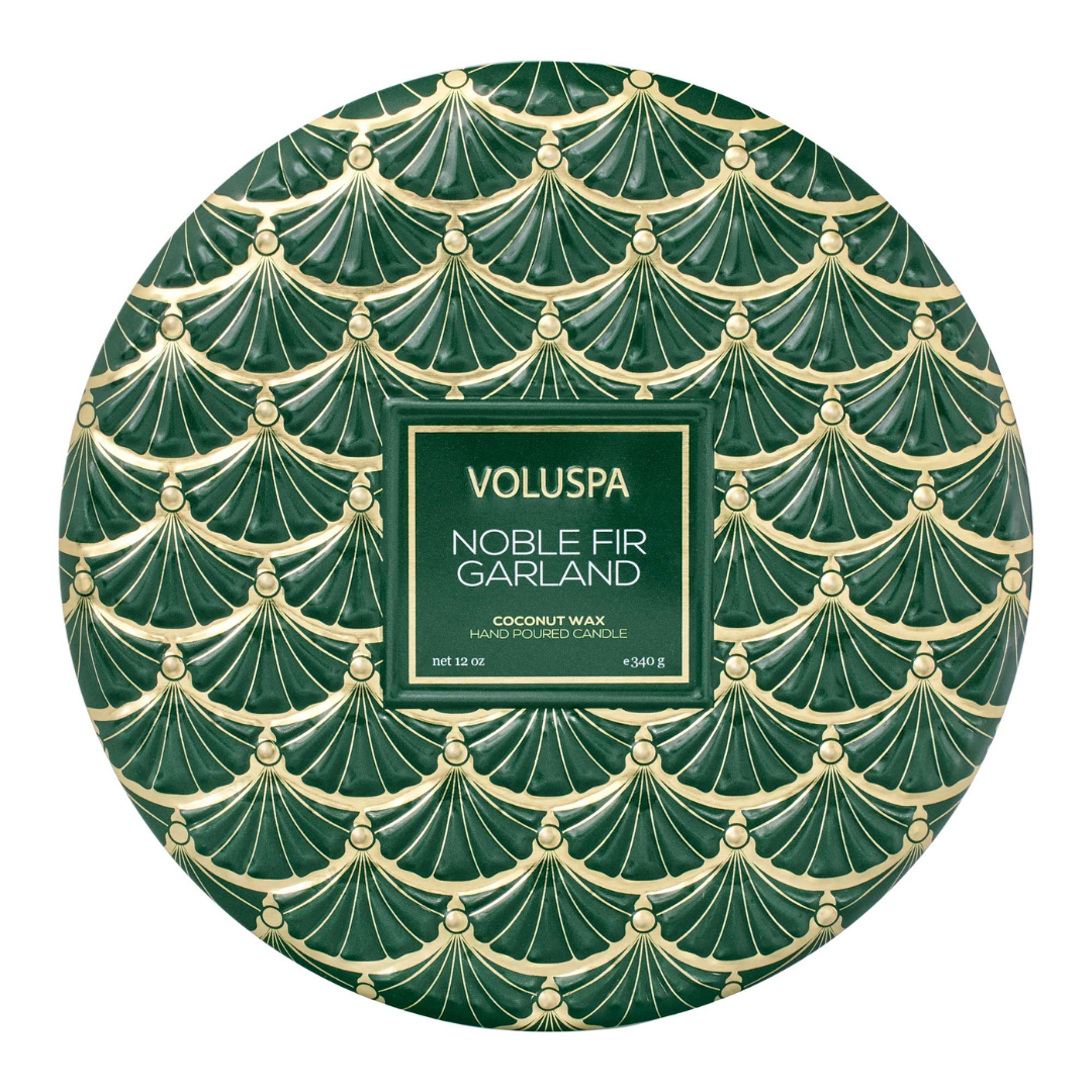 Voluspa 3 Wick Tin Candle - Noble Fir