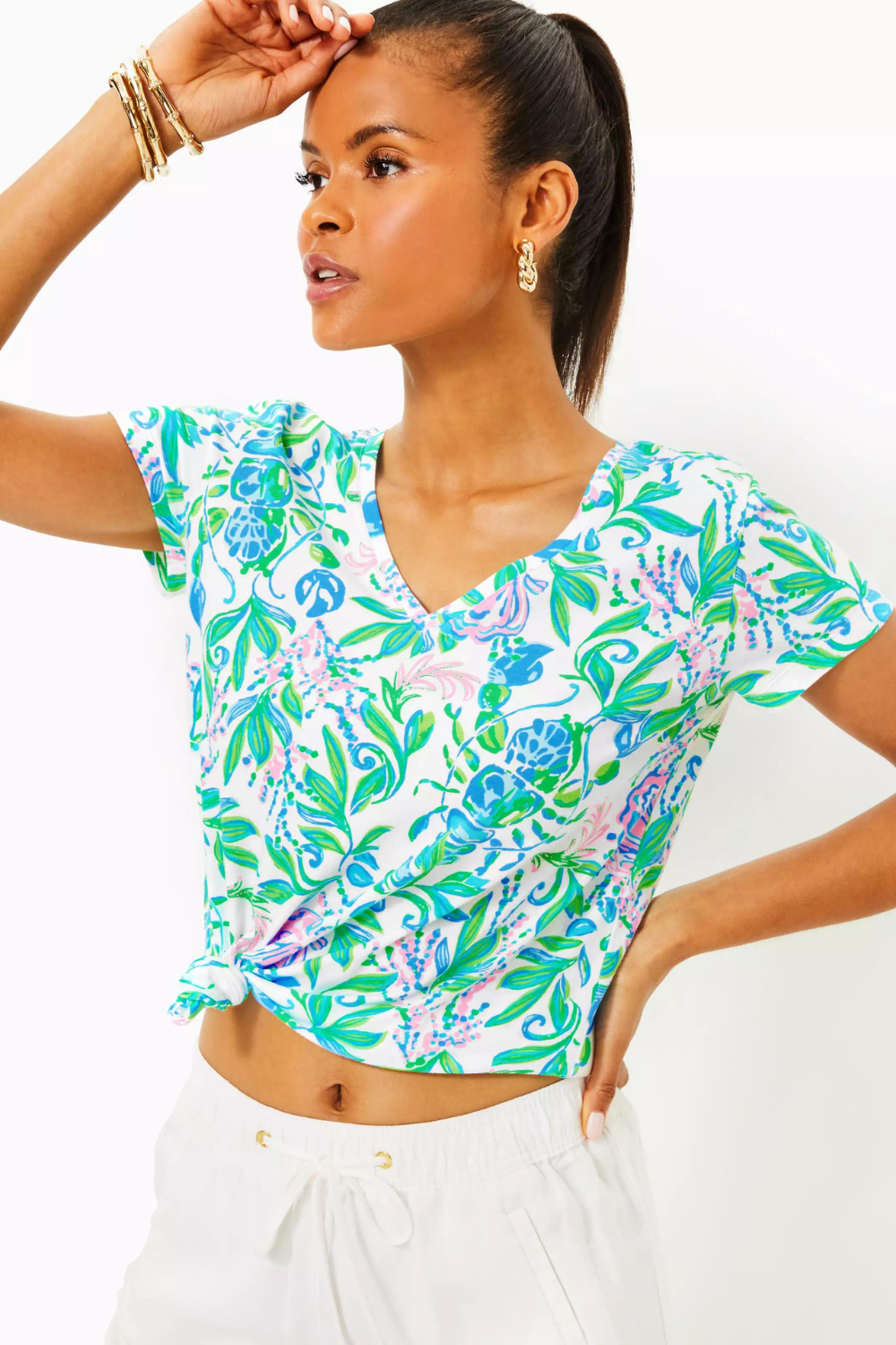 Lilly Pulitzer Meredith Tee - Just a Pinch