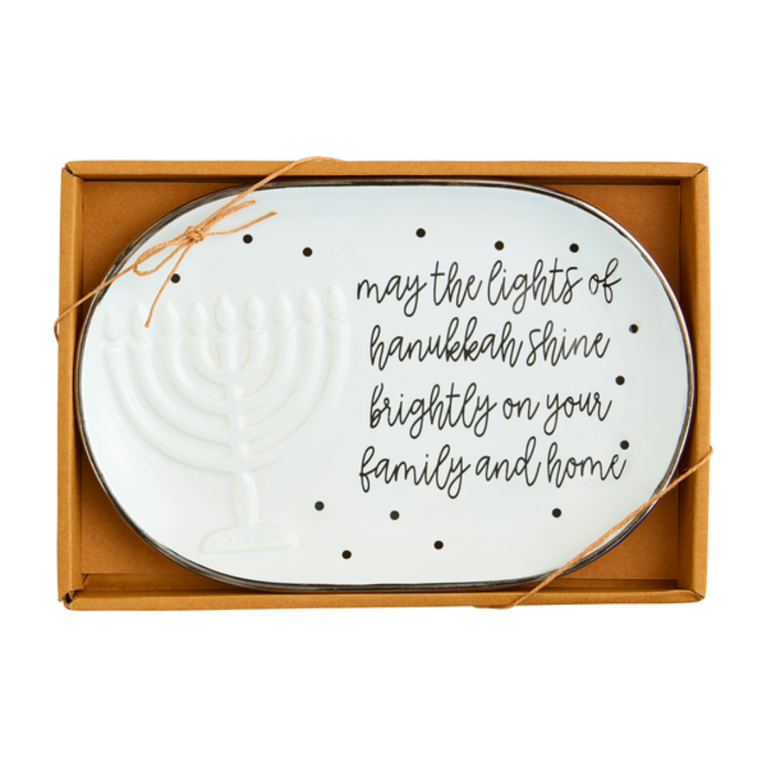 Mud Pie Hanukkah Sentiment Platter