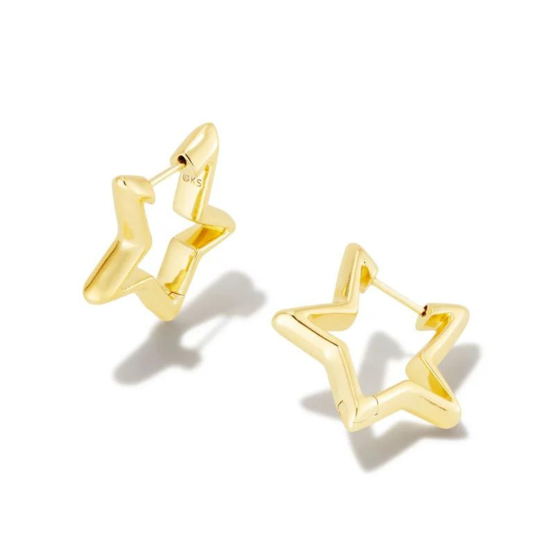 Kendra Scott Star Huggie Earrings