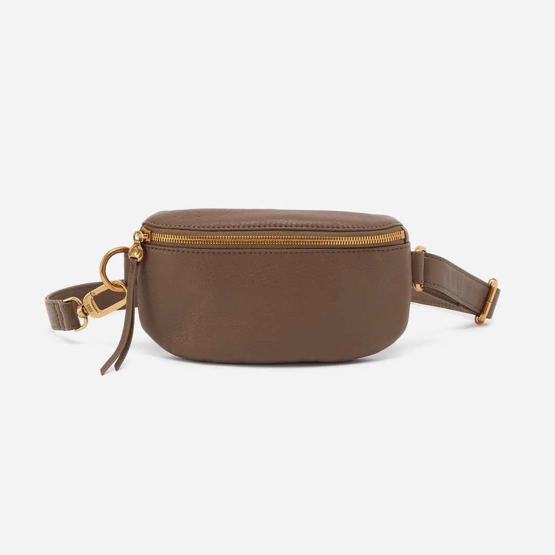 Hobo Fern Belt Bag Pebbled Leather - Dark Elm