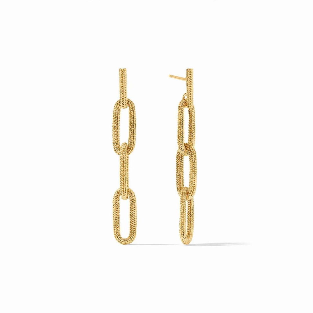 Julie Vos Cheval Paperclip Link Earrings