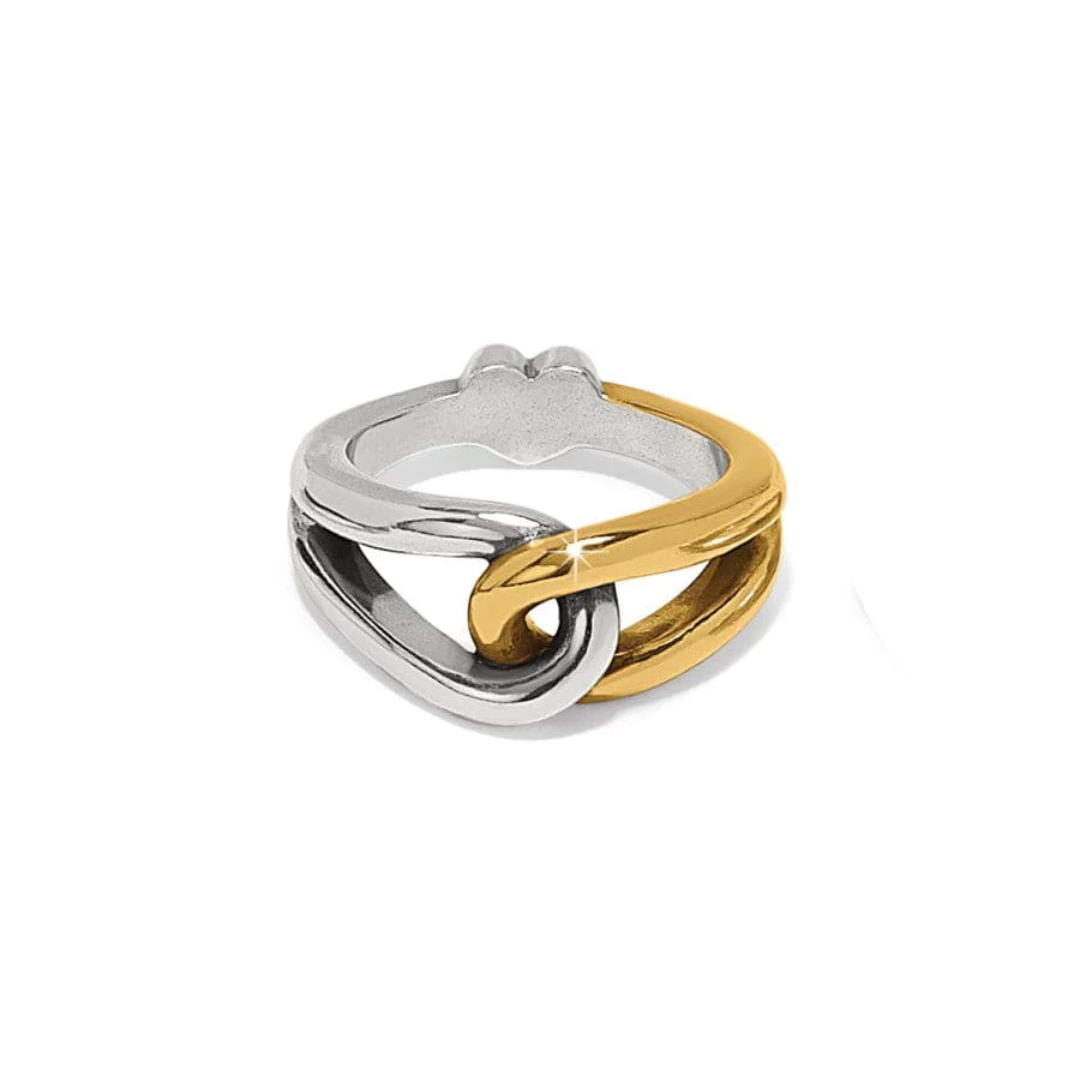 Brighton Interlok Curve 2Tone Ring