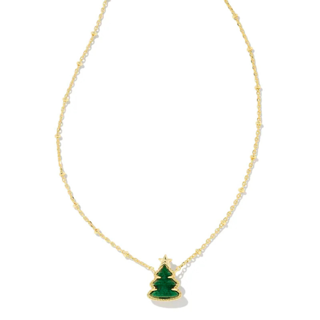 Kendra Scott Holiday Tree Short Pendent Necklace