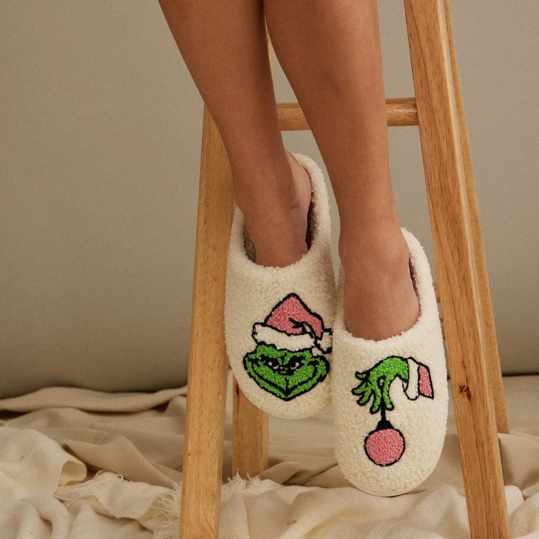 Lilla Haven Christmas Monster Home Slippers