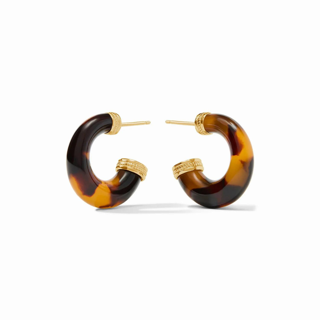 Julie Vos Madison Statement Hoop - Tortoise Shell