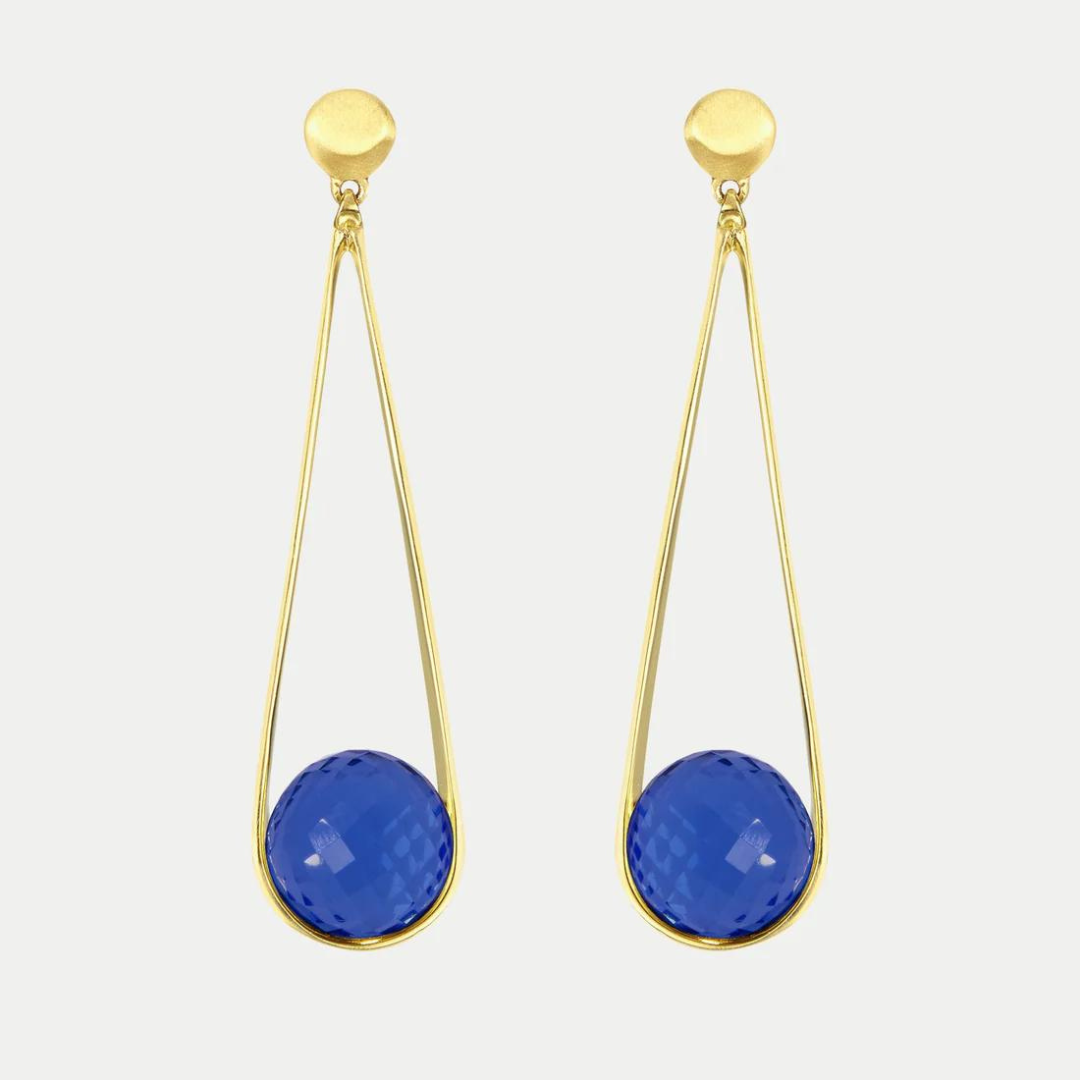 Dean Davidson Ipanema Earrings - Midnight Blue/Gold