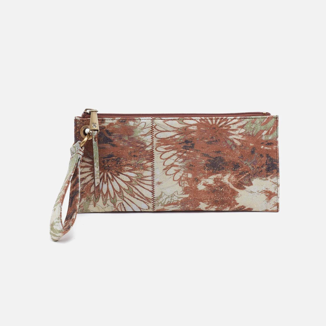 Hobo Vida Wristlet Printed Leather - Coastal Canyon